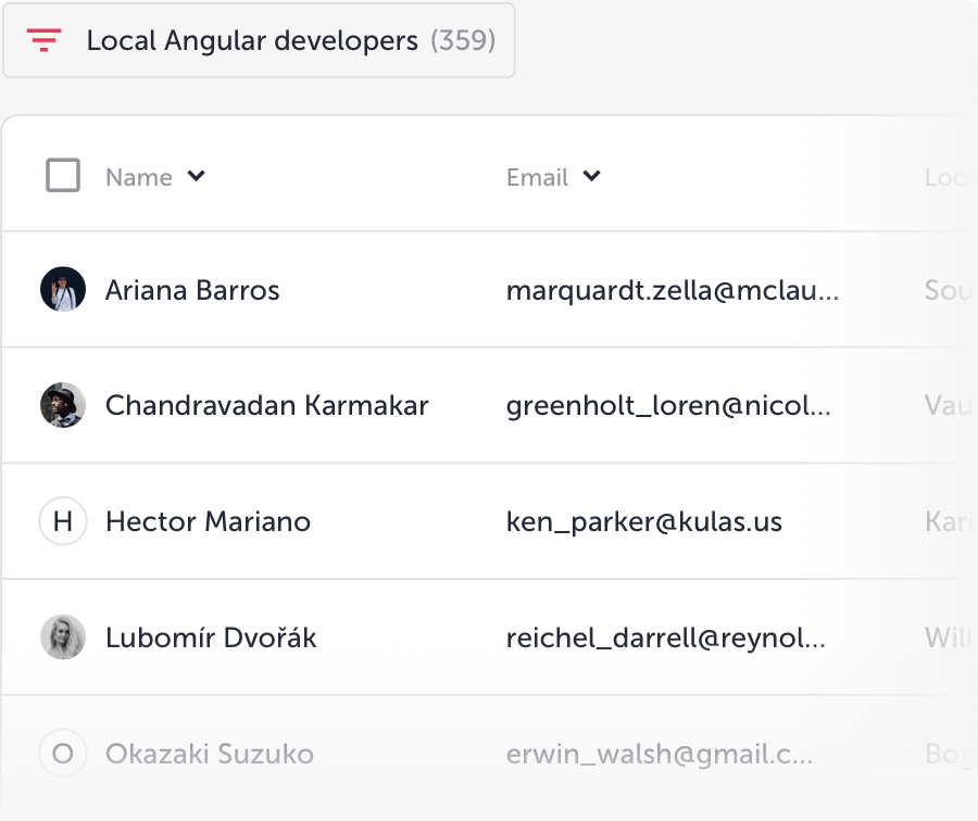 <h4 class='title'>Powerful filters</h4>
<p class='text'>Apply filters such as interests, location, skills, disqualification reason, source of application and many more./p>